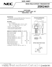 2SK2461 datasheet pdf NEC