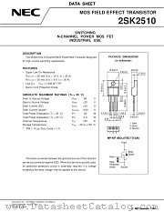 2SK2510 datasheet pdf NEC