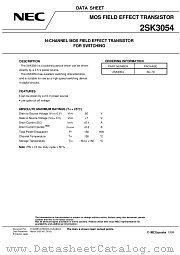 2SK3054 datasheet pdf NEC