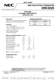 2SK3225 datasheet pdf NEC