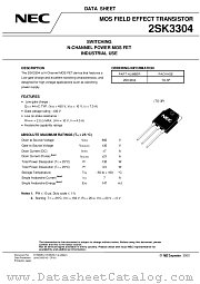 2SK3304 datasheet pdf NEC