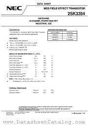 2SK3354-S datasheet pdf NEC
