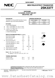 2SK3377 datasheet pdf NEC