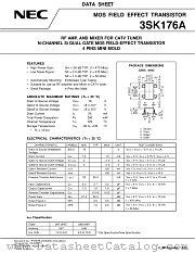 3SK176A datasheet pdf NEC