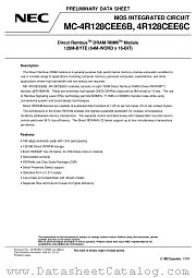 MC-4R128CEE6B-845 datasheet pdf NEC