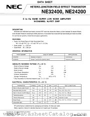 NE32400 datasheet pdf NEC