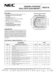 NE25118 datasheet pdf NEC
