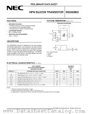 NE856M03 datasheet pdf NEC