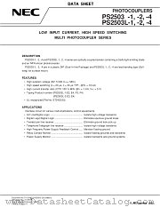 PS2503L-1 datasheet pdf NEC