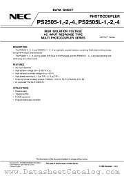 PS2505L datasheet pdf NEC