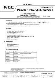 PS2706-4-V datasheet pdf NEC