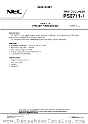 PS2711-1 datasheet pdf NEC
