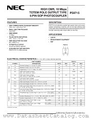PS9715 datasheet pdf NEC