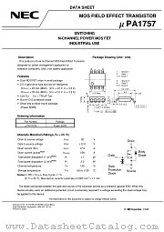 UPA1757 datasheet pdf NEC