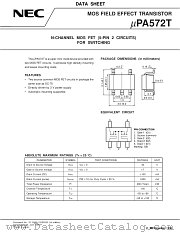 UPA572T datasheet pdf NEC