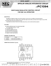 UPC1094 datasheet pdf NEC