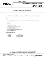 UPC1909 datasheet pdf NEC
