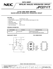 UPC2711T-E3 datasheet pdf NEC