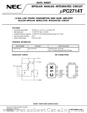 UPC2714T datasheet pdf NEC