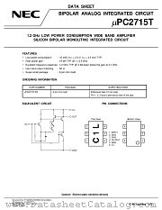 UPC2715 datasheet pdf NEC