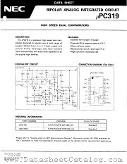 UPC319 datasheet pdf NEC