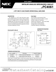 UPC4061 datasheet pdf NEC