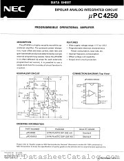 UPC4250C datasheet pdf NEC