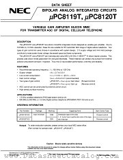 UPC8119T datasheet pdf NEC