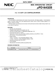UPD16432B datasheet pdf NEC