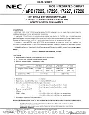 UPD17225CT datasheet pdf NEC