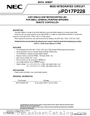UPD17P228 datasheet pdf NEC