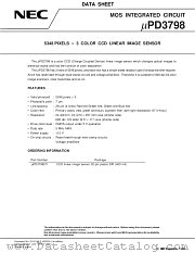 UPD3798 datasheet pdf NEC
