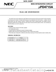 UPD4715AGT datasheet pdf NEC