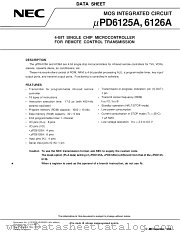 UPD6126AG datasheet pdf NEC