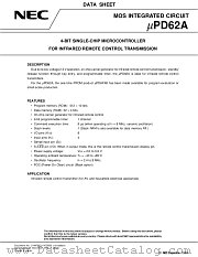 UPD62A datasheet pdf NEC