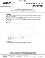 UPD6P4BGS datasheet pdf NEC
