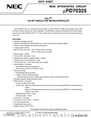 UPD70325GJ-10-5BG datasheet pdf NEC