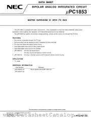 UPC1853 datasheet pdf NEC
