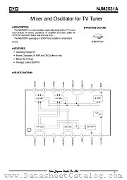 NJM2531A datasheet pdf New Japan Radio