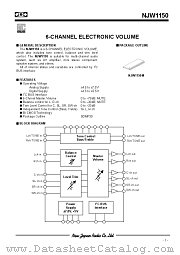 NJW1150 datasheet pdf New Japan Radio