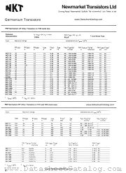 ACY44 datasheet pdf Newmarket Transistors NKT
