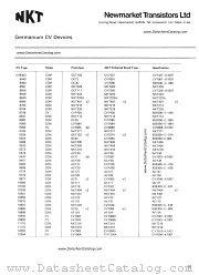CV10908 datasheet pdf Newmarket Transistors NKT