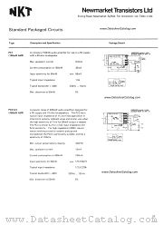 PC1 datasheet pdf Newmarket Transistors NKT
