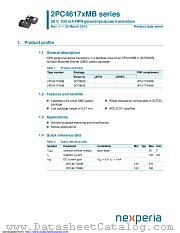 2PC4617QMB datasheet pdf Nexperia