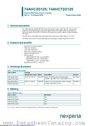 74AHCT2G125DC datasheet pdf Nexperia