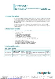 74AUP2G97DP datasheet pdf Nexperia