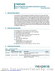 74HC423D datasheet pdf Nexperia