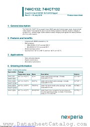 74HCT132D datasheet pdf Nexperia