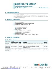 74HC257PW datasheet pdf Nexperia