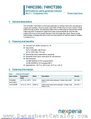 74HCT280D datasheet pdf Nexperia